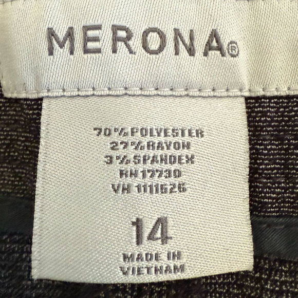 Women's Merona Gray Trousers Size 14 - Picture 5 of 8